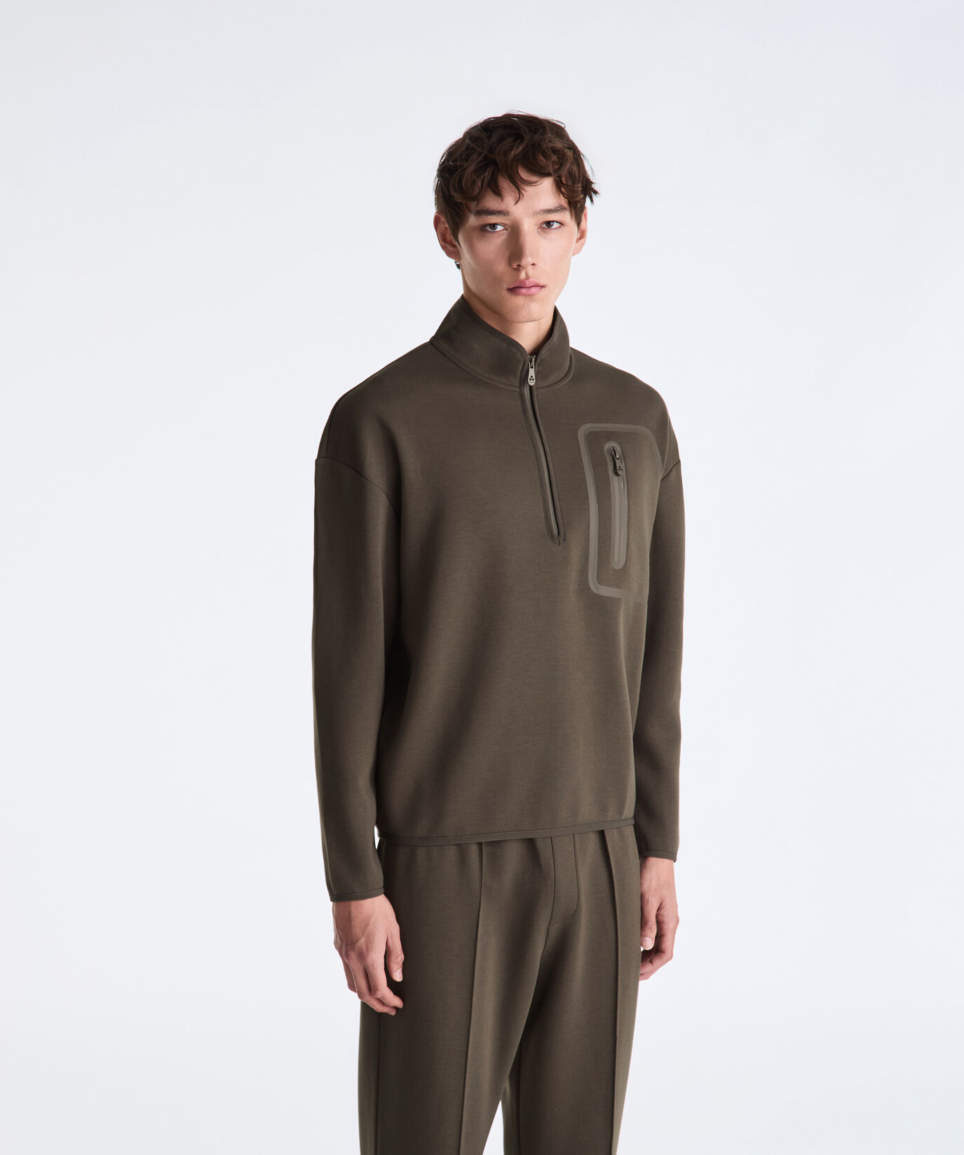 Half-Zip Scuba Sweatshirt  Peuterey - large