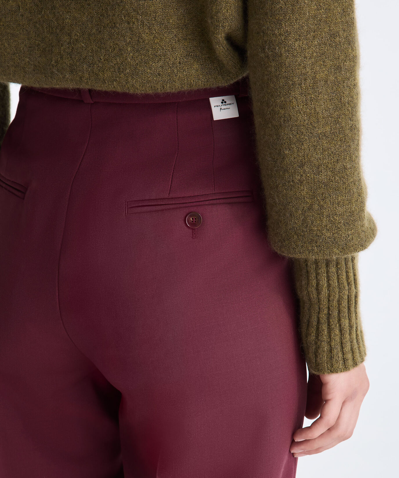 Worst Wool Blend Tailored Trousers  Peuterey - large image number 2