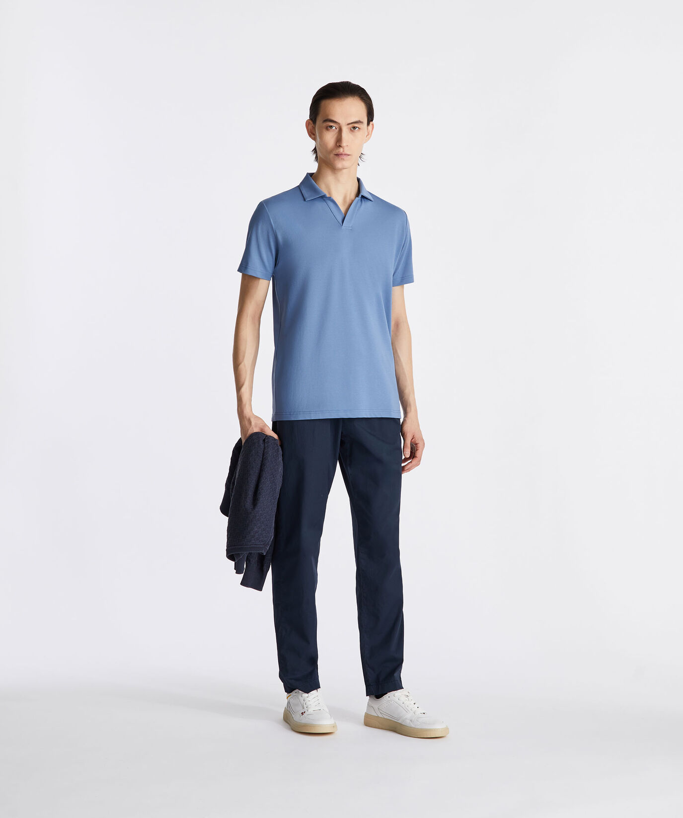 Polo de punto piqu&eacute; de tricot de algod&oacute;n  Peuterey - large image number 0