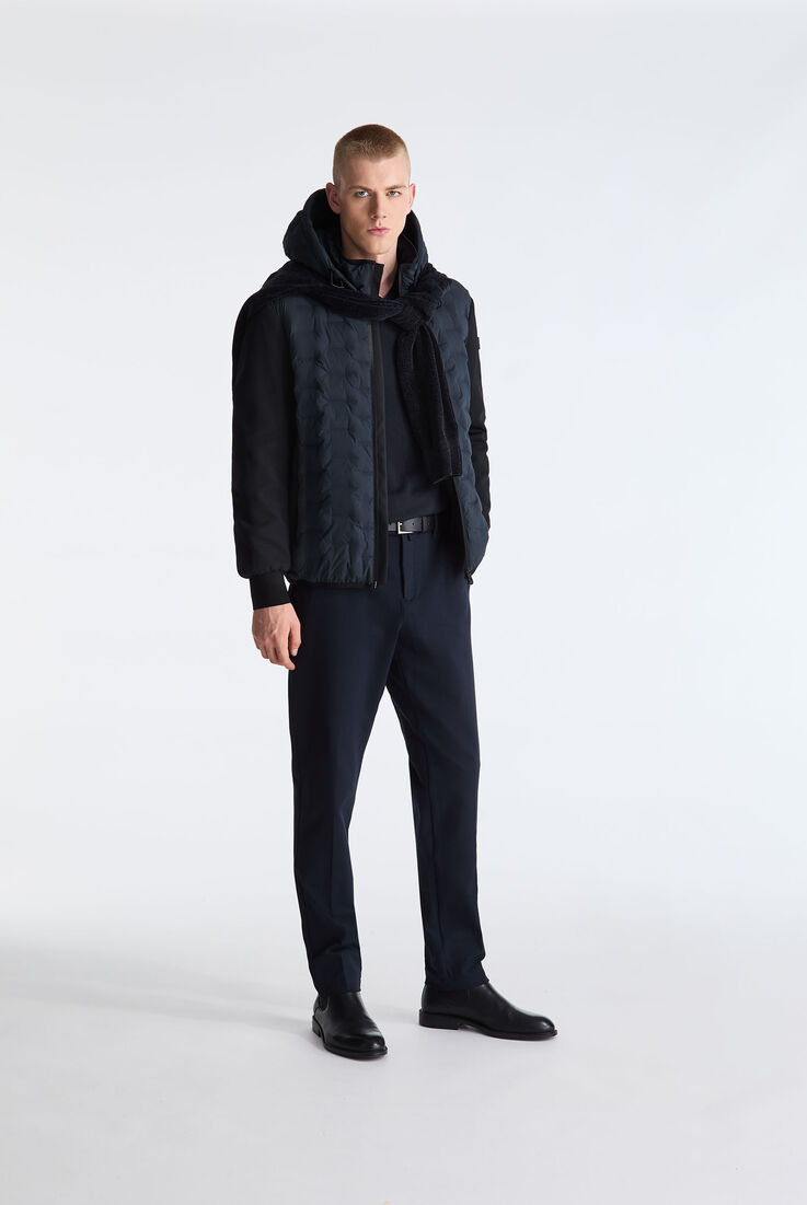 Double-Fabric Jacket with Geometric Quilting  Peuterey - medium