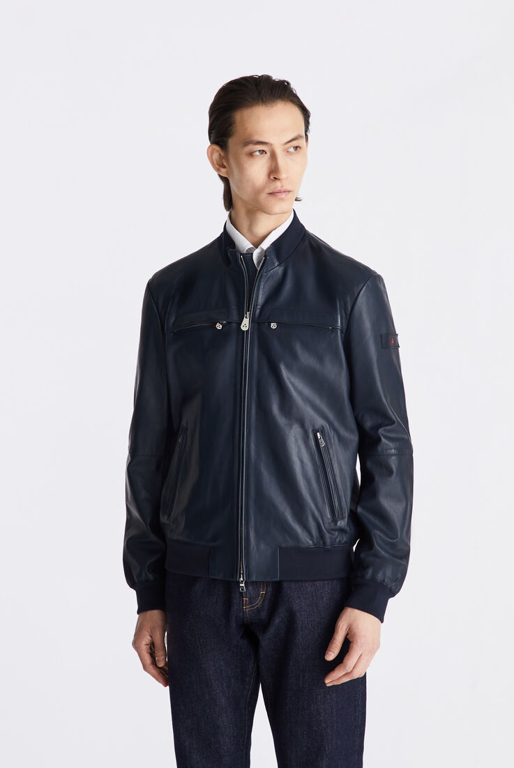 Leather jacket with chest pockets  Peuterey - medium