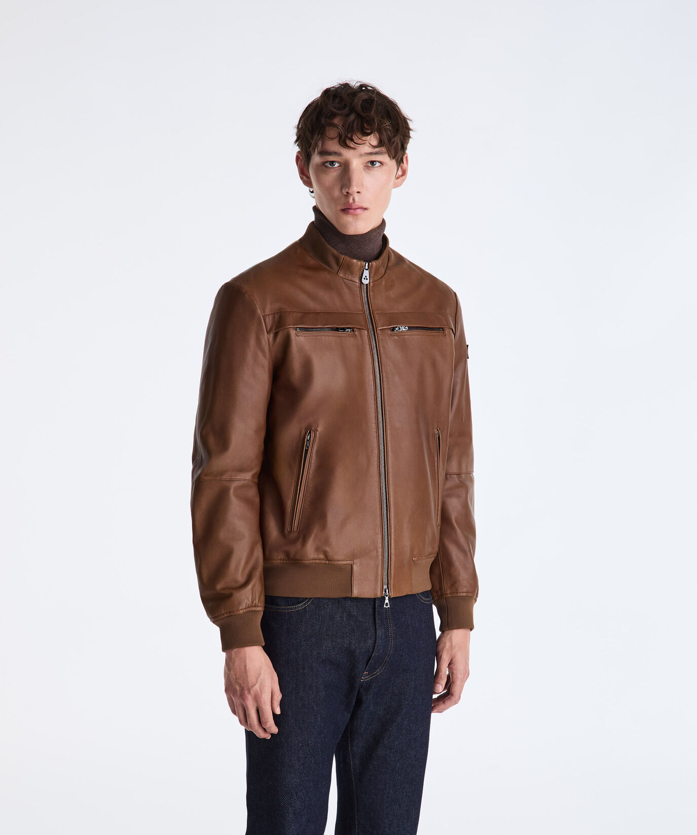 Nappa Leather Biker Jacket  Peuterey - large image number 1
