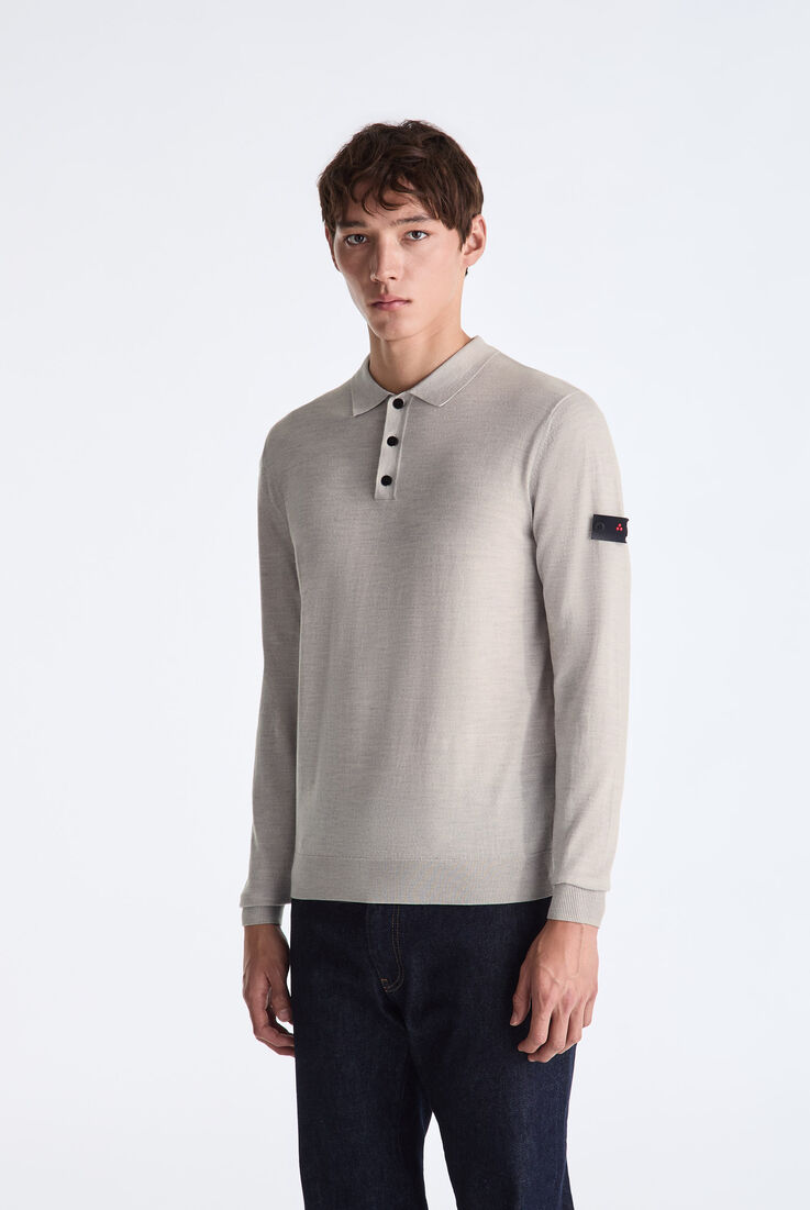 Fine Wool Polo Shirt  Peuterey - medium