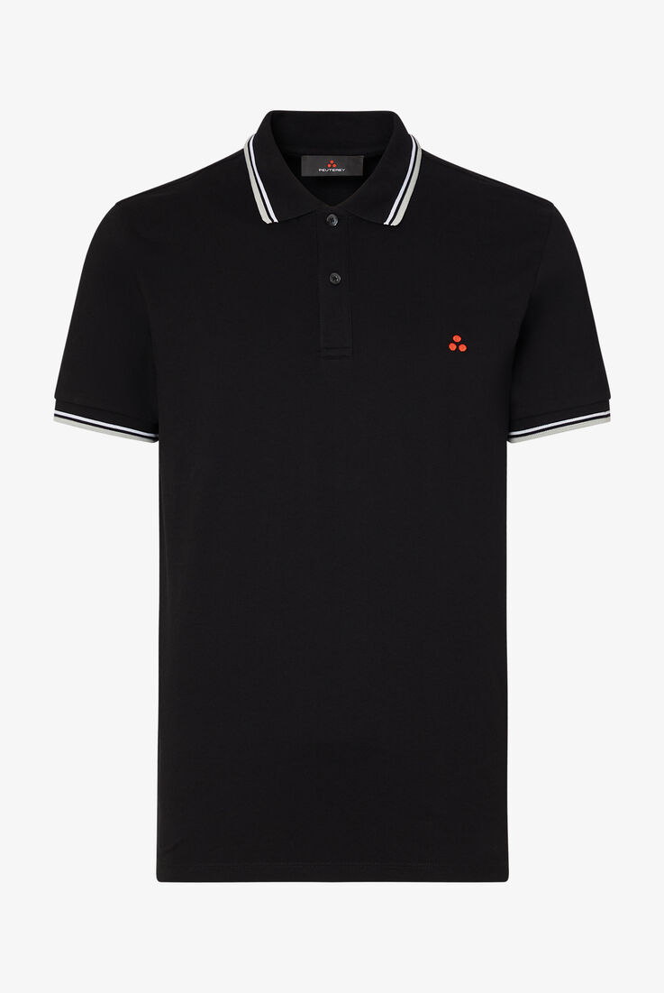 Stretch cotton pique polo shirt  Peuterey - still-fondo-neutro