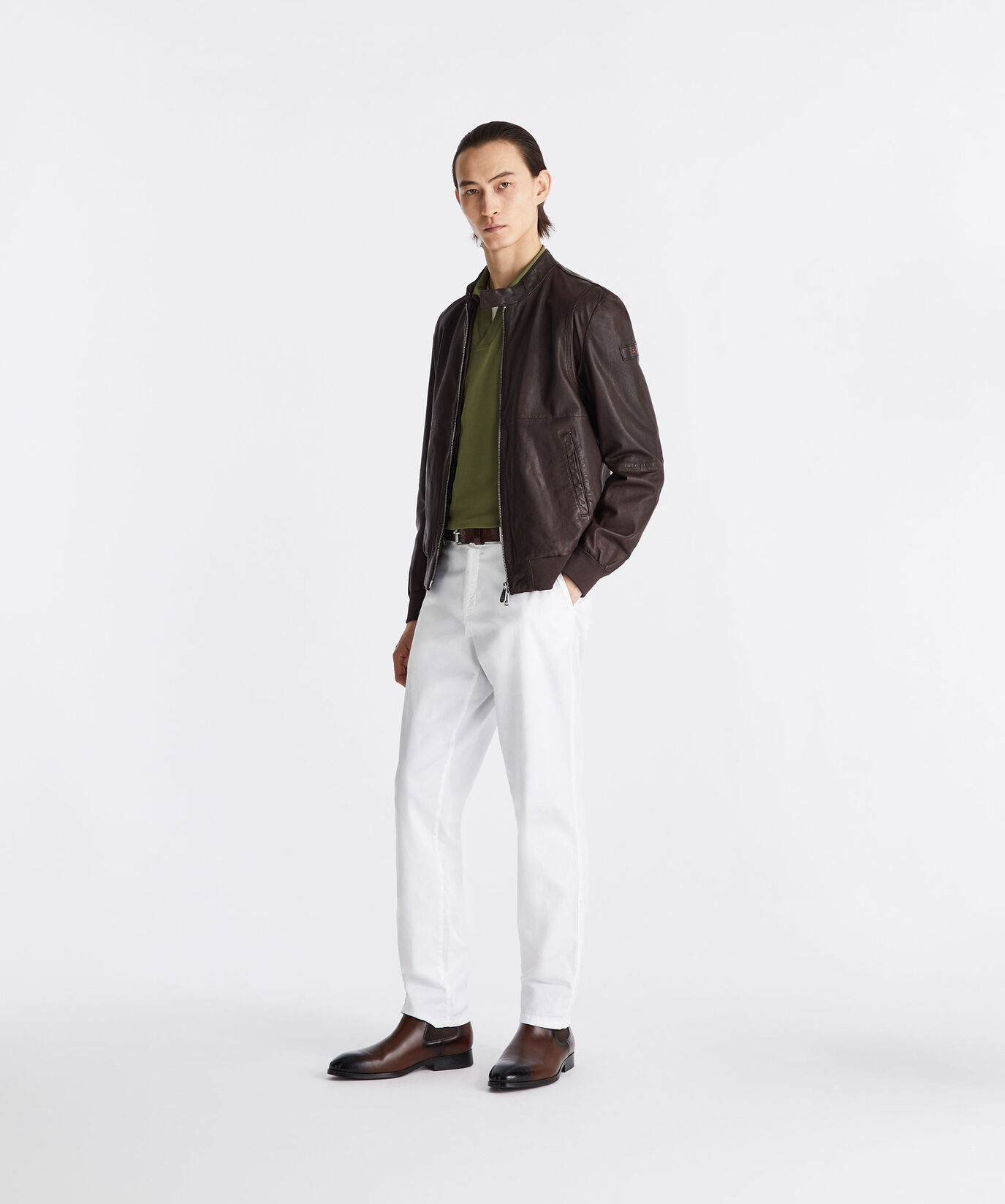Blouson en cuir nappa teint  Peuterey - large image number 0