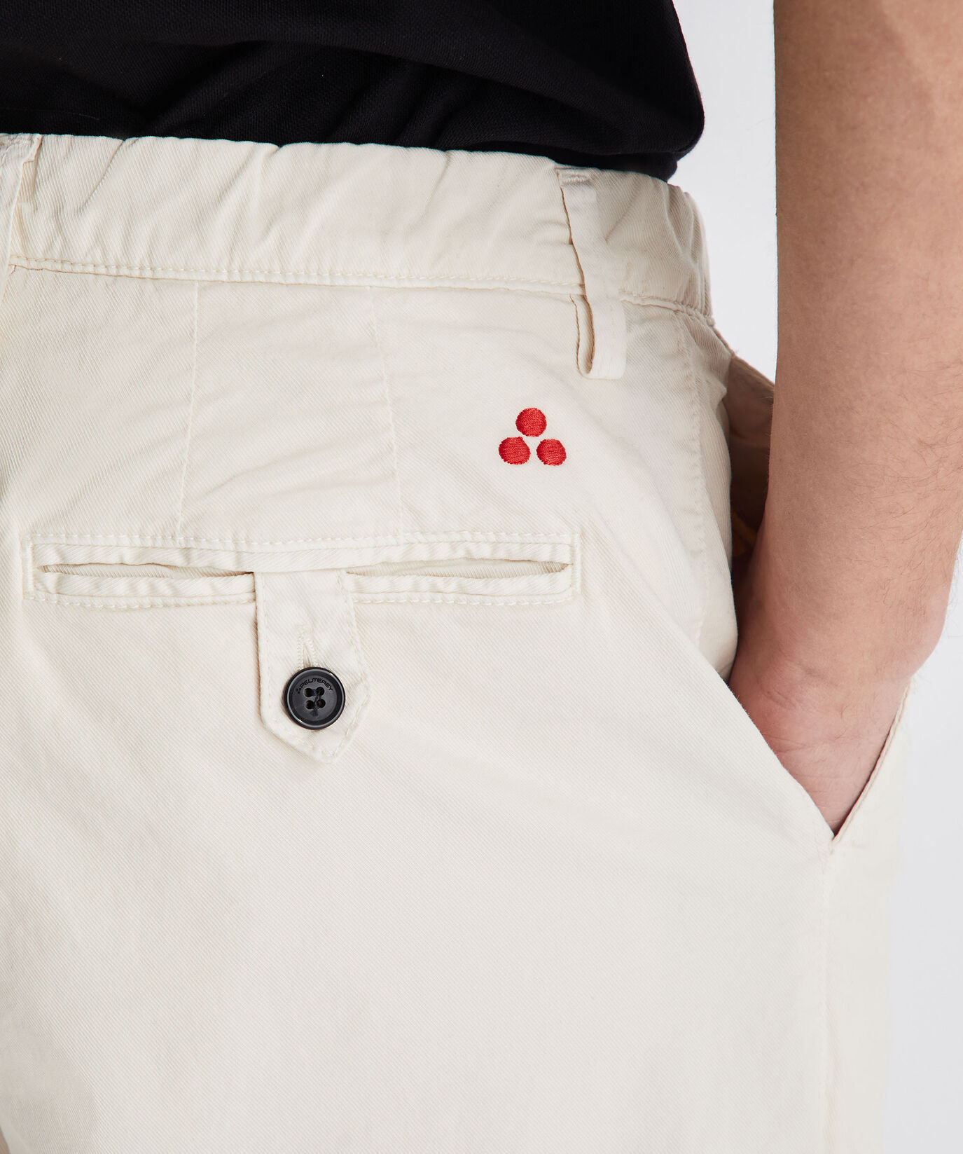 Bermudas de algod&oacute;n el&aacute;stico  Peuterey - large