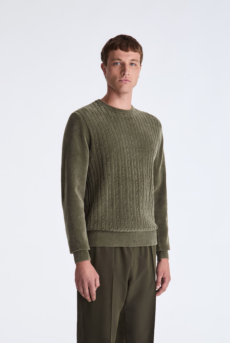 Chenille Cable Knit Sweater  Peuterey - medium