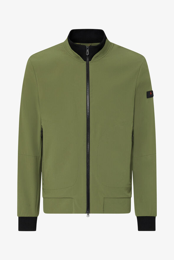 Blouson bomber avec d&eacute;tails noirs contrast&eacute;s  Peuterey - still-fondo-neutro