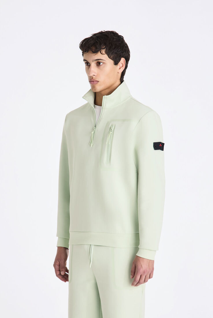 Sweat-shirt &agrave; col roul&eacute; avec demi-zip  Peuterey - medium