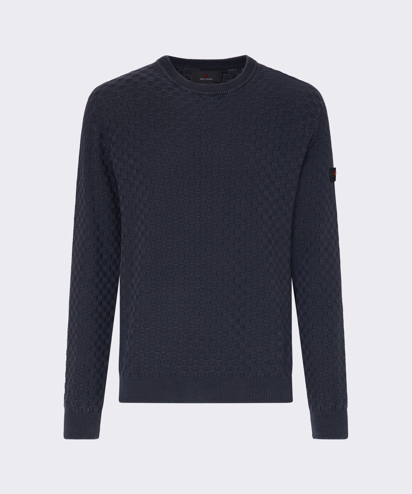 Pull avec construction g&eacute;om&eacute;trique  Peuterey - large