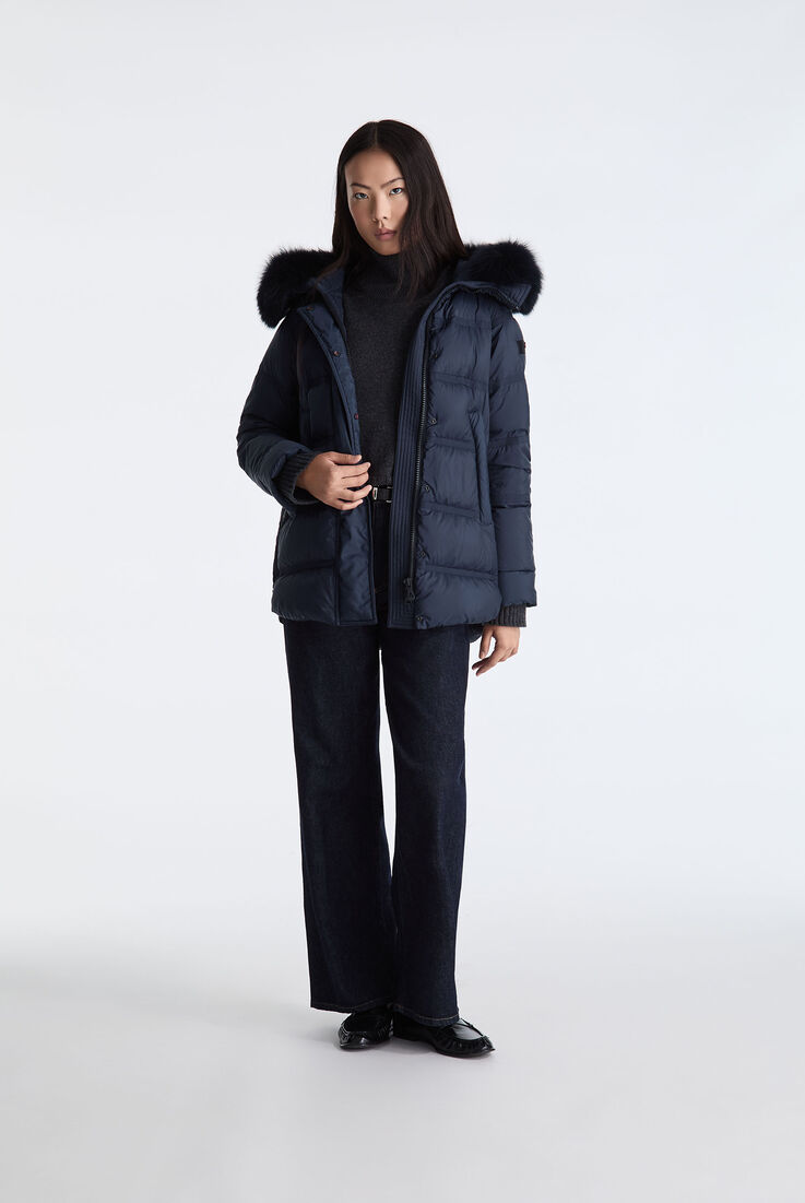 Puffer Jacket with Fur Edging  Peuterey - medium
