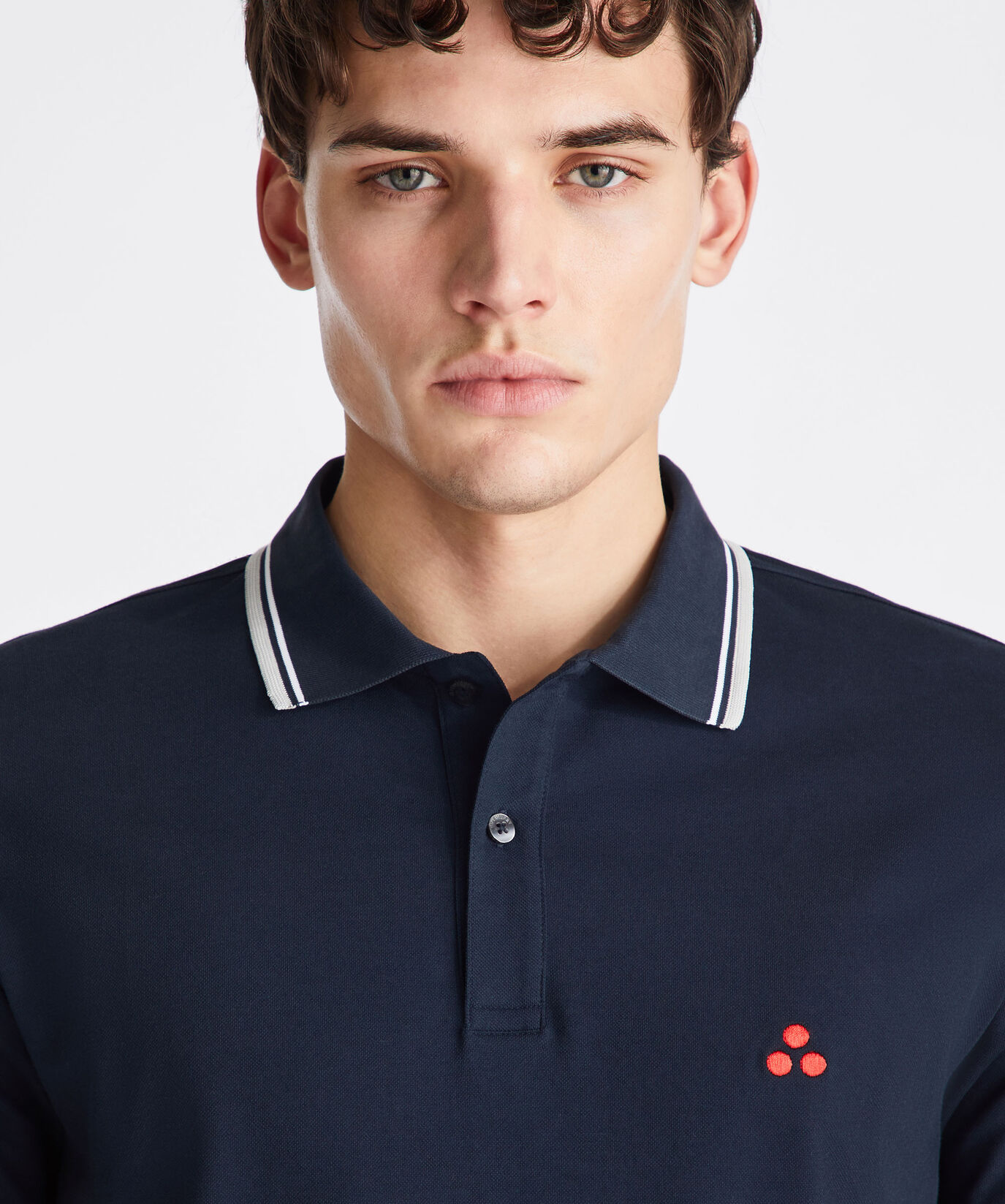 Stretch cotton pique polo shirt  Peuterey - large