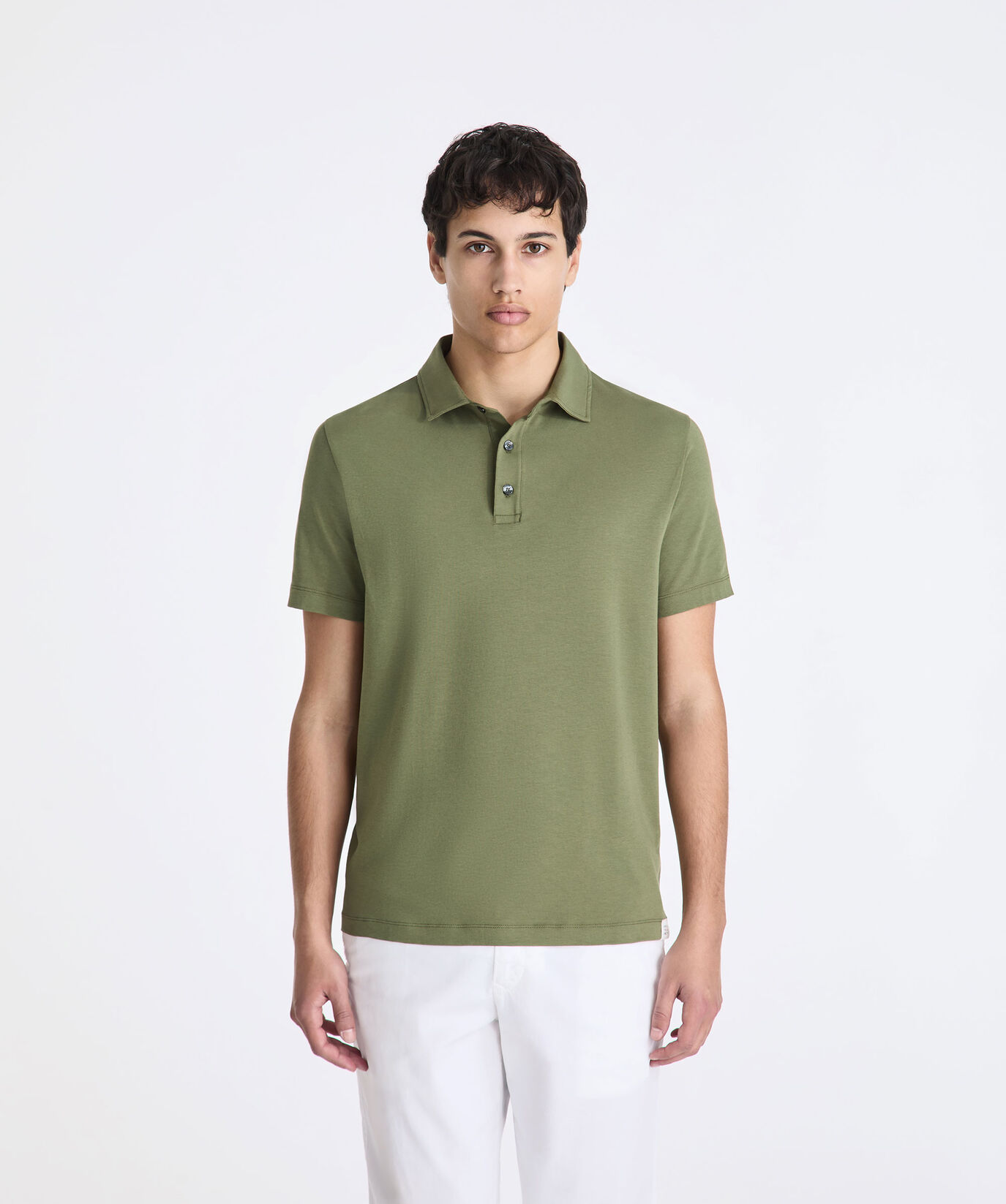 Polo de punto de algod&oacute;n el&aacute;stico  Peuterey - large image number 1