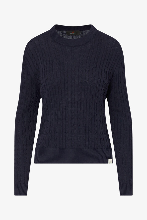 Pull torsad&eacute; en coton  Peuterey - still-fondo-neutro