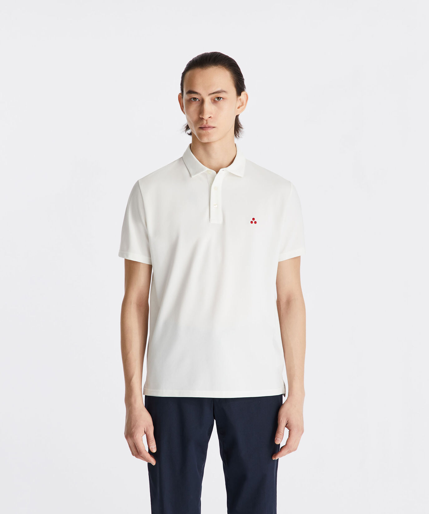 Stretch cotton pique polo shirt  Peuterey - large image number 1