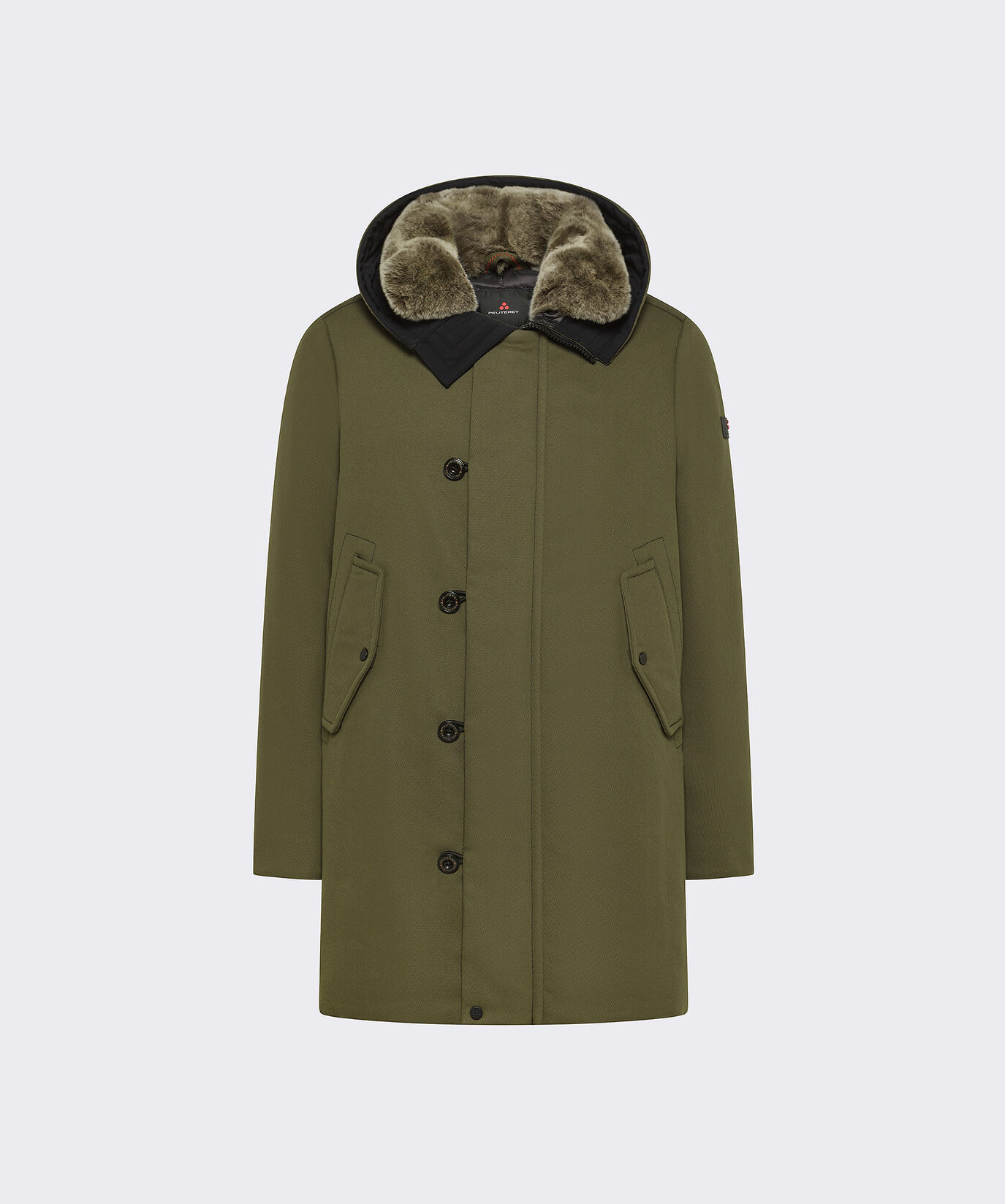 Funktionaler Parka mit Pelzbesatz  Peuterey - large