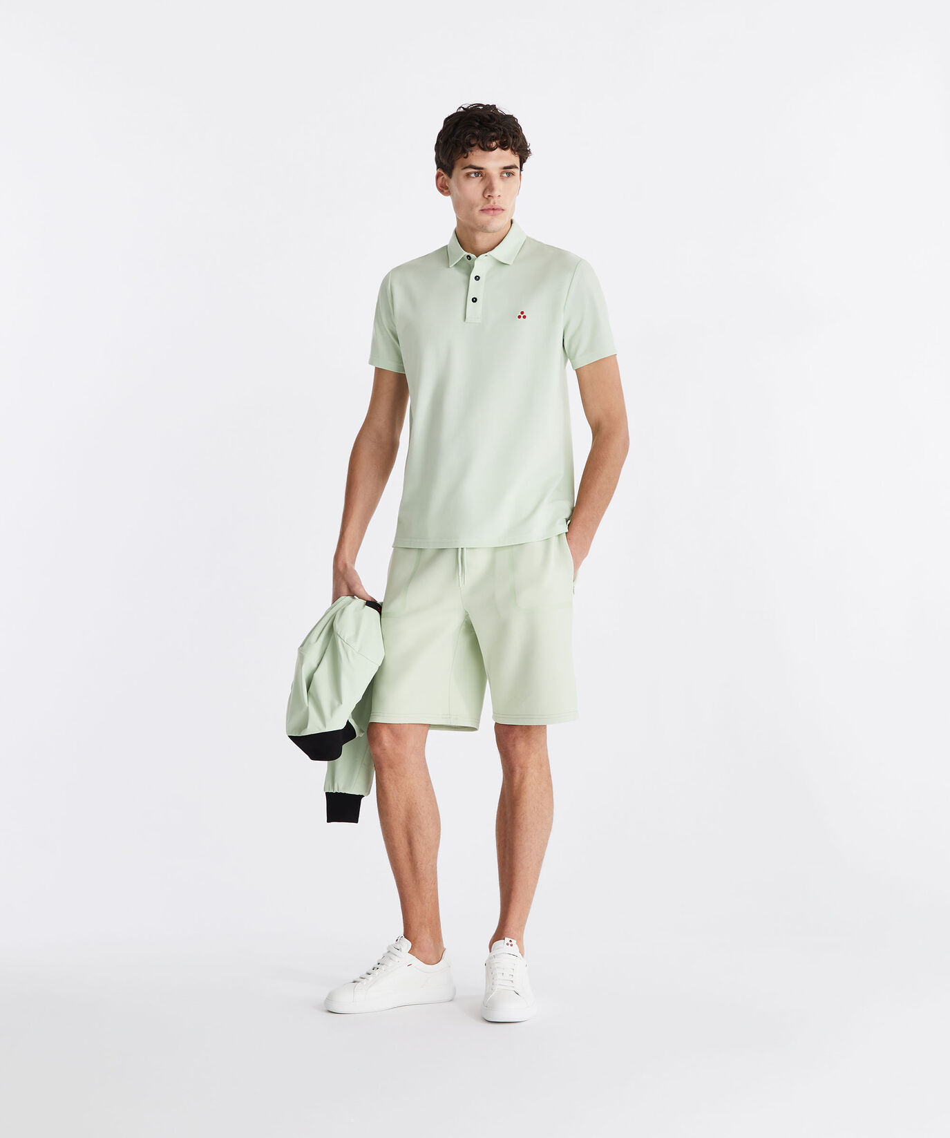 Stretch cotton pique polo shirt  Peuterey - large image number 0