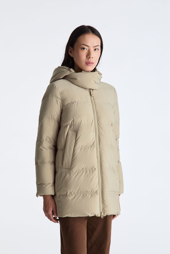 Down jacket with contrasting hood  Peuterey - medium