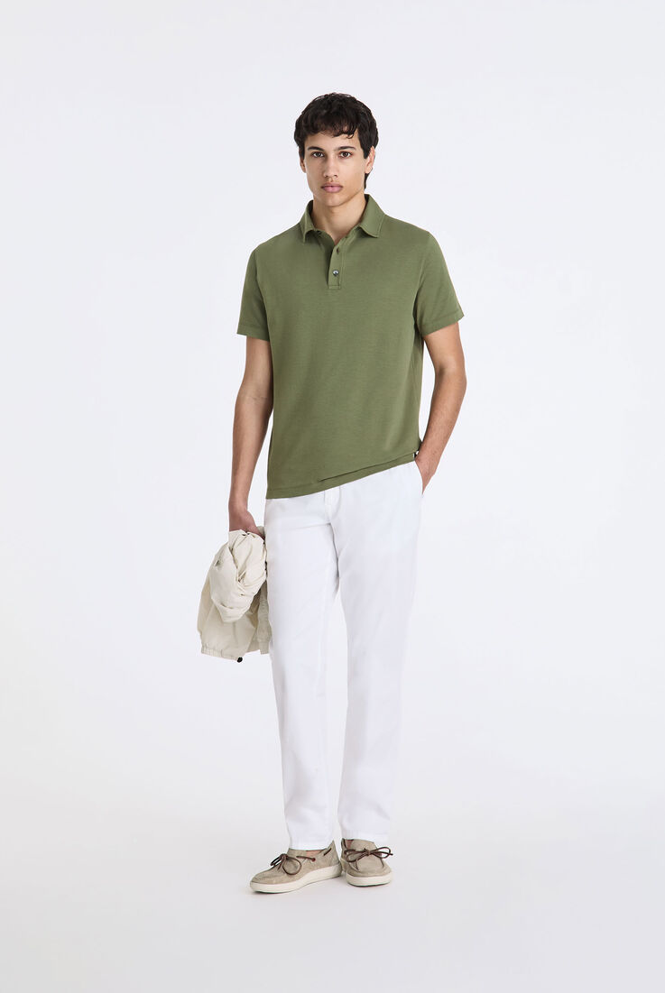 Stretch cotton jersey polo shirt  Peuterey - medium