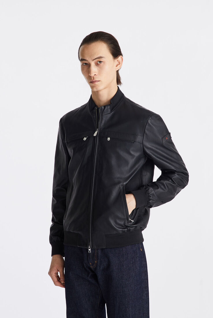Leather jacket with chest pockets  Peuterey - medium