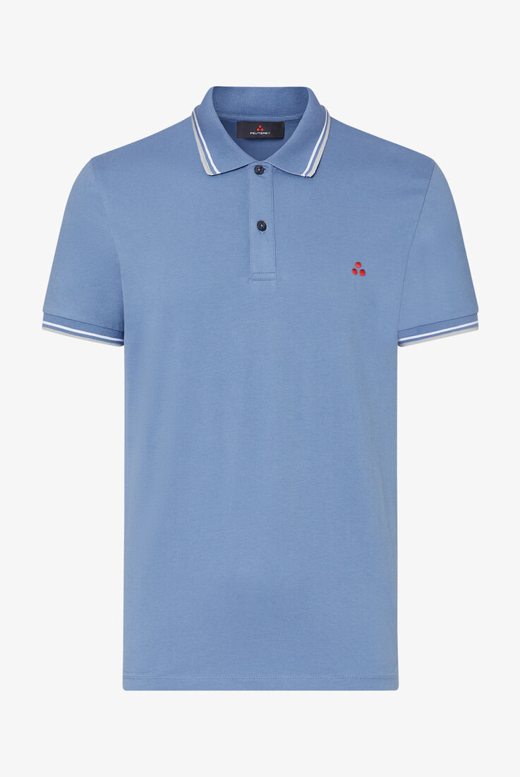 Stretch cotton pique polo shirt  Peuterey - still-fondo-neutro
