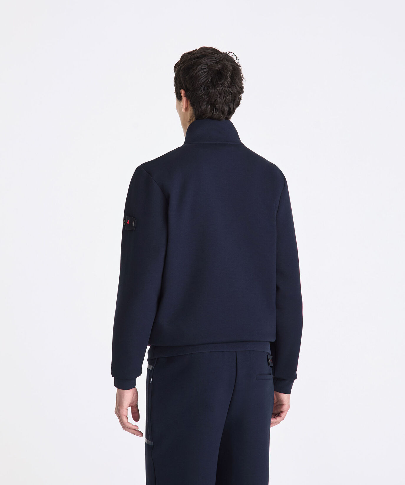 Felpa con collo a lupetto con mezza zip  Peuterey - large