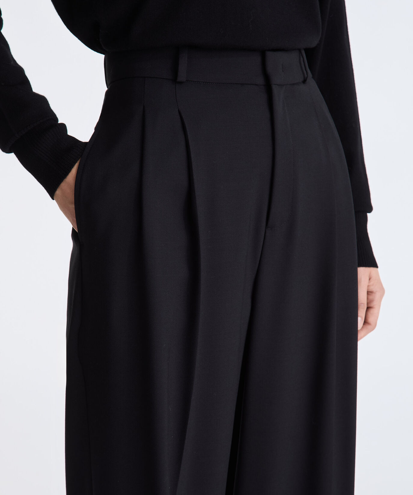 Pantalone sartoriale in misto lana pettinata  Peuterey - large