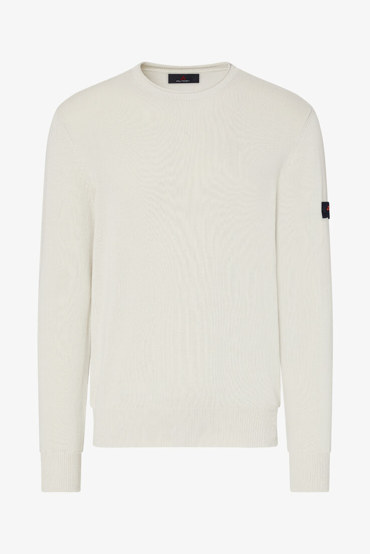 Cotton knit crew-neck sweater  Peuterey - still-fondo-neutro