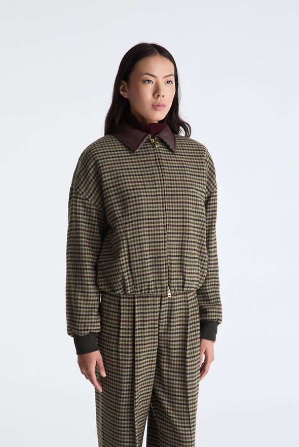 Checked Bomber Jacket  Peuterey - medium