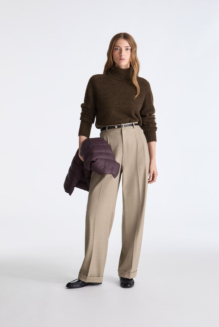 Worst Wool Blend Tailored Trousers  Peuterey - medium