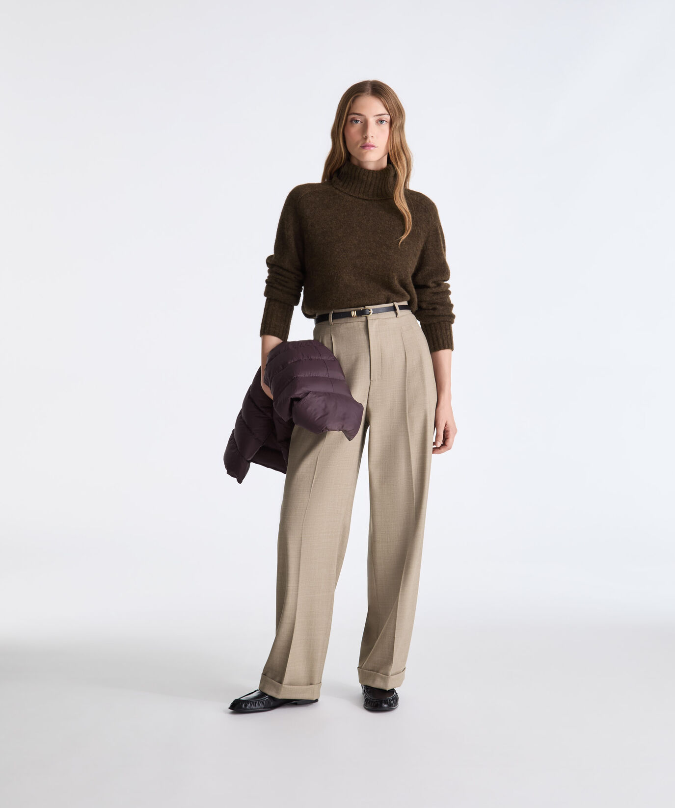 Worst Wool Blend Tailored Trousers  Peuterey - large image number 0