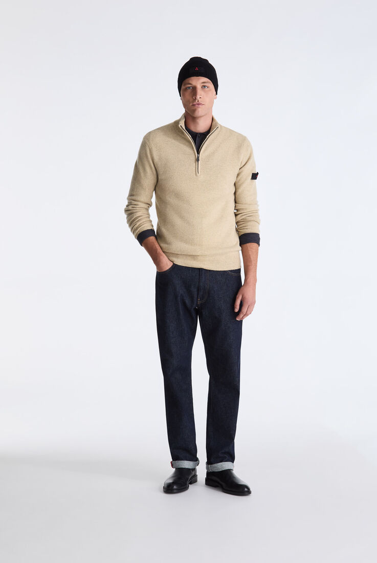 Yak Wool Sweater with Half Zip  Peuterey - medium