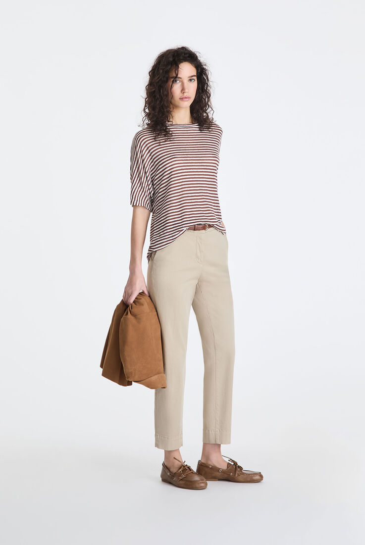 Gestreiftes T-Shirt aus einer Leinenmischung  Peuterey - medium