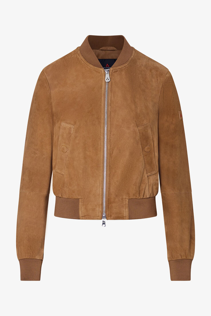 Short suede leather bomber jacket  Peuterey - still-fondo-neutro