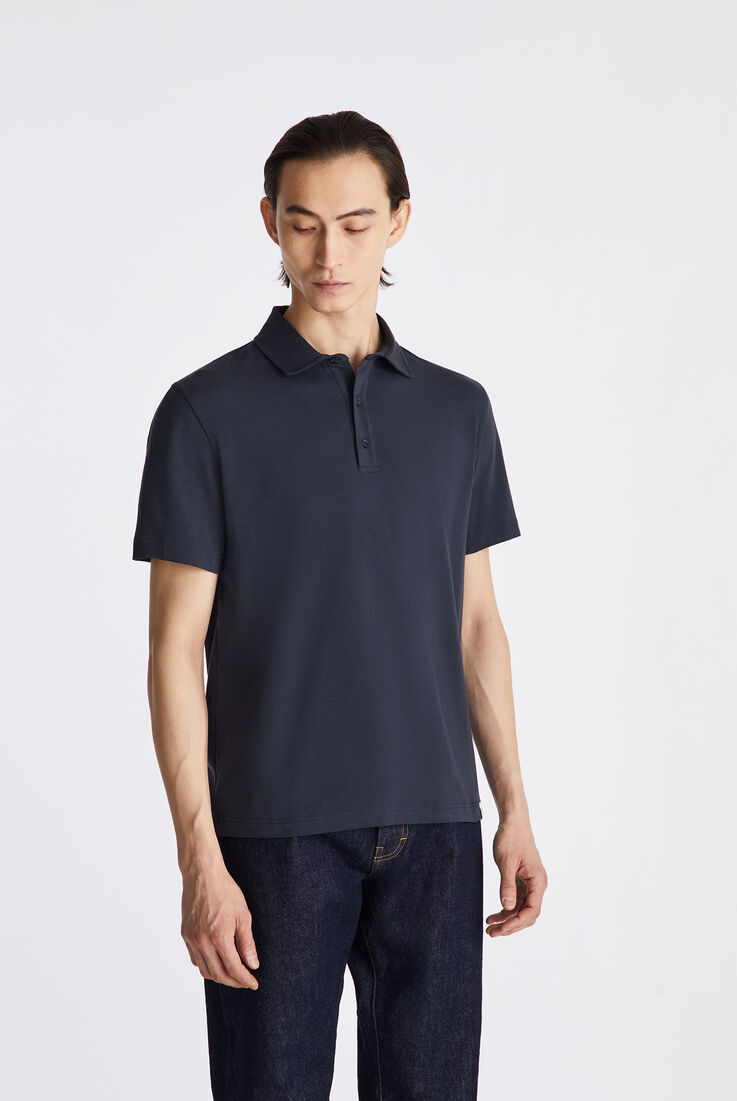 Stretch cotton jersey polo shirt  Peuterey - medium