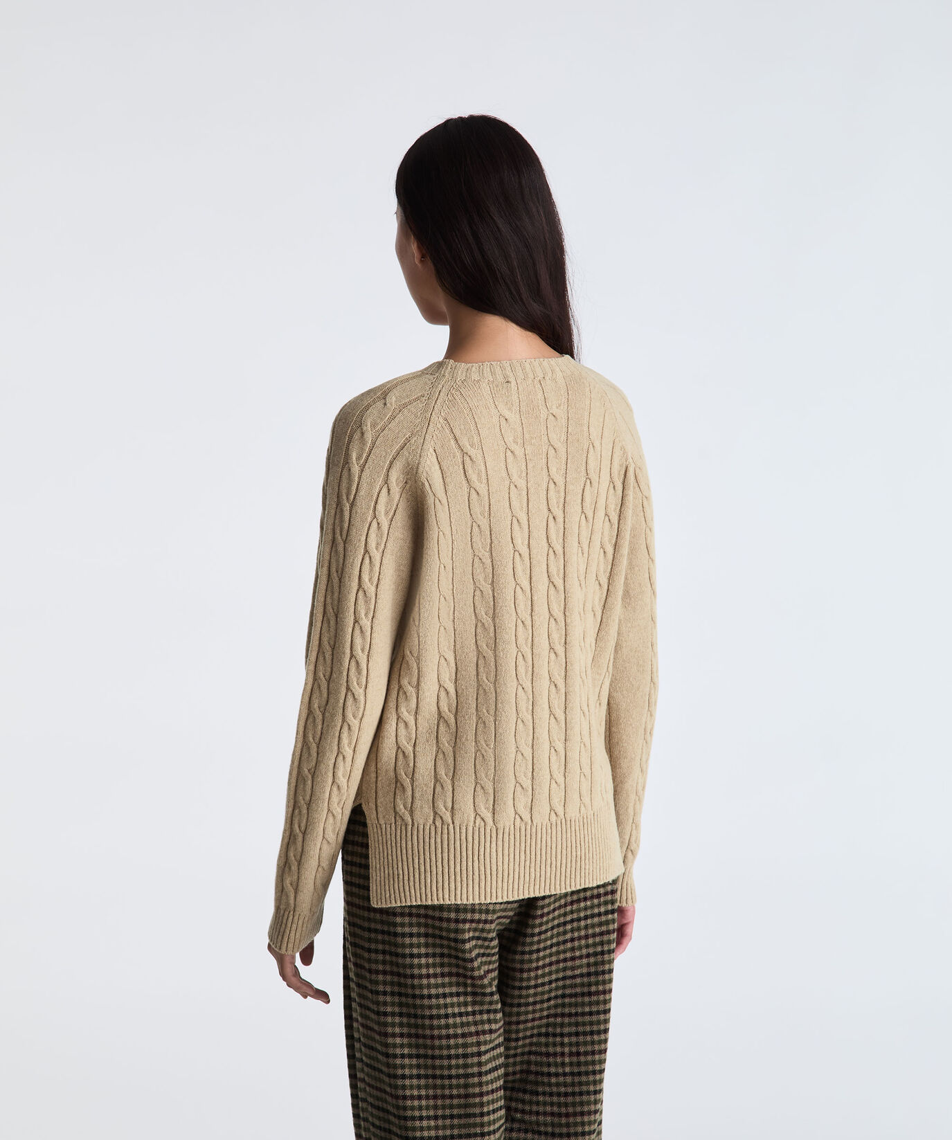 Pull en laine &agrave; motifs torsad&eacute;s  Peuterey - large