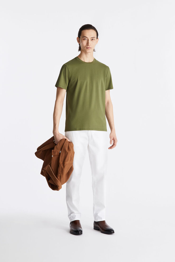 Stretch cotton and silk pique t-shirt  Peuterey - medium