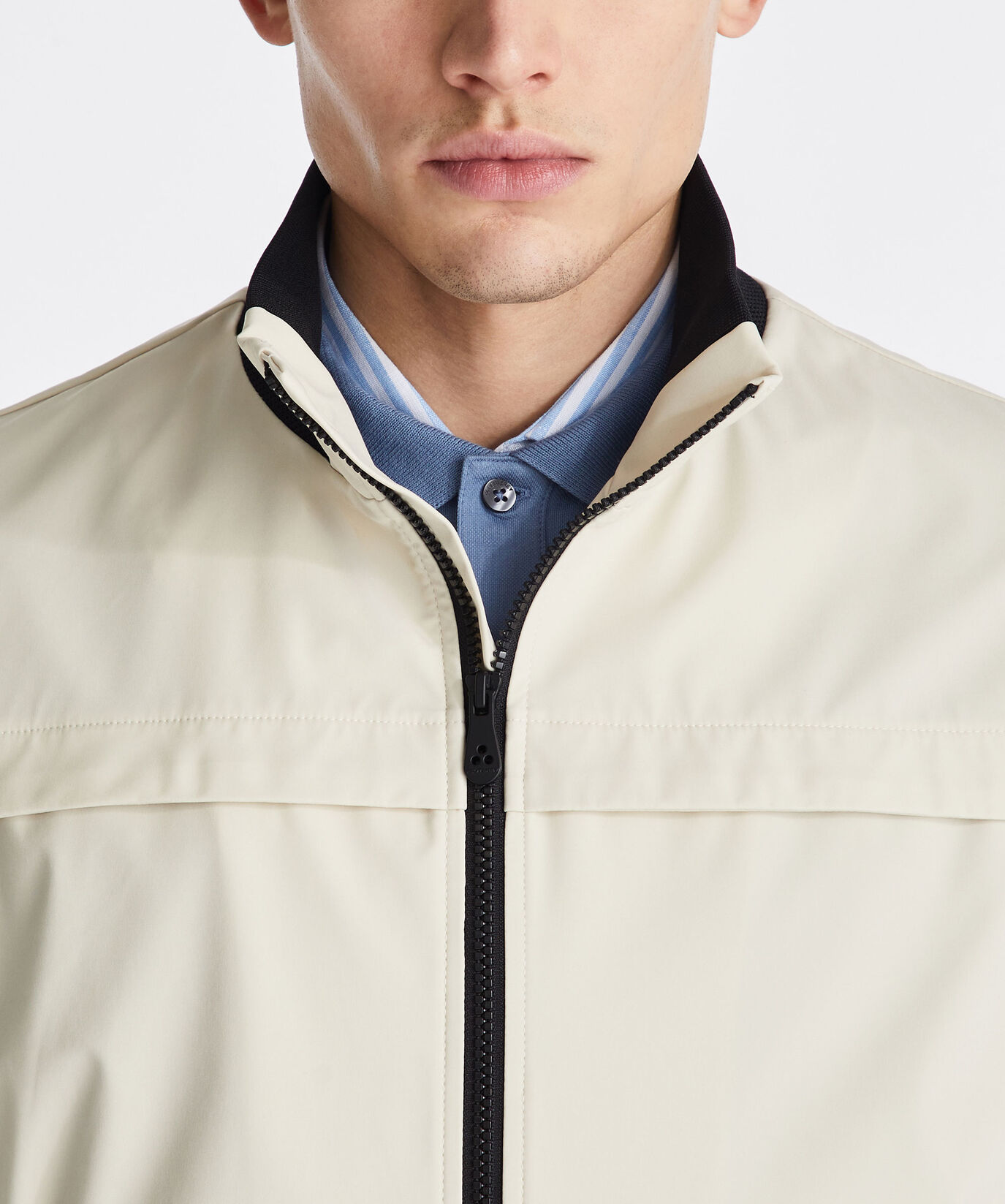 Stretch bomber jacket with contrasting details  Peuterey - large