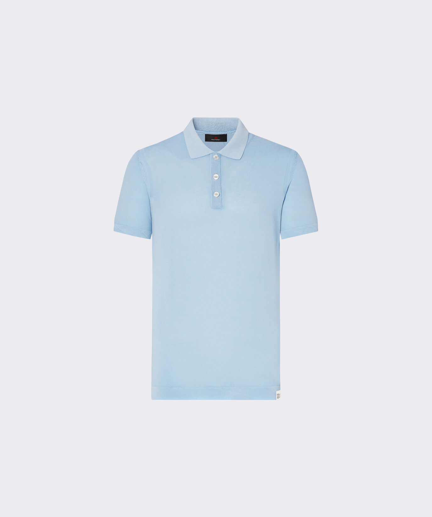 Garment dyed cotton knit classic polo shirt  Peuterey - large