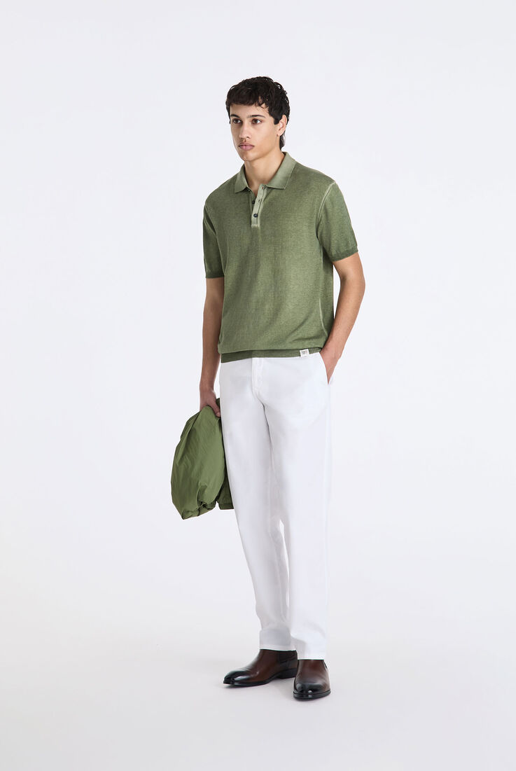 Cotton crepe knit polo shirt  Peuterey - medium