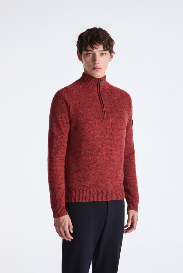 Moulin&eacute; Wool Sweater with Half Zip  Peuterey - medium
