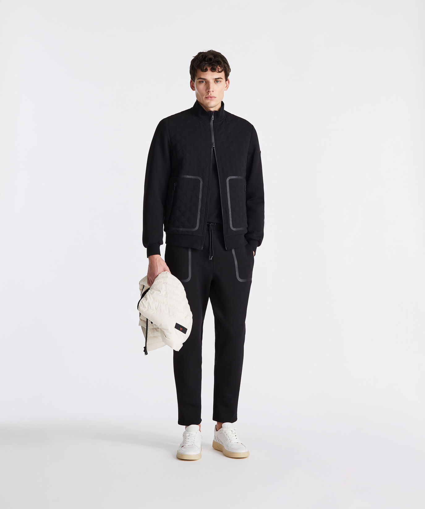 Blouson bomber matelass&eacute; avec motif ondul&eacute;  Peuterey - large image number 0