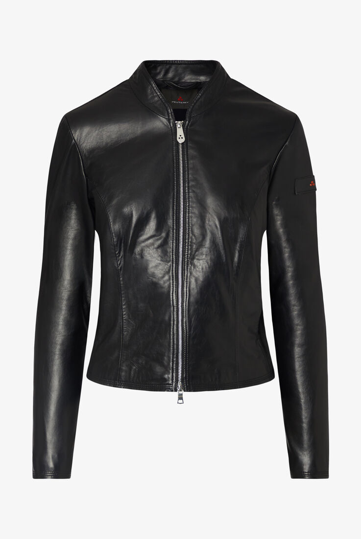 Short dyed Nappa leather biker jacket  Peuterey - still-fondo-neutro