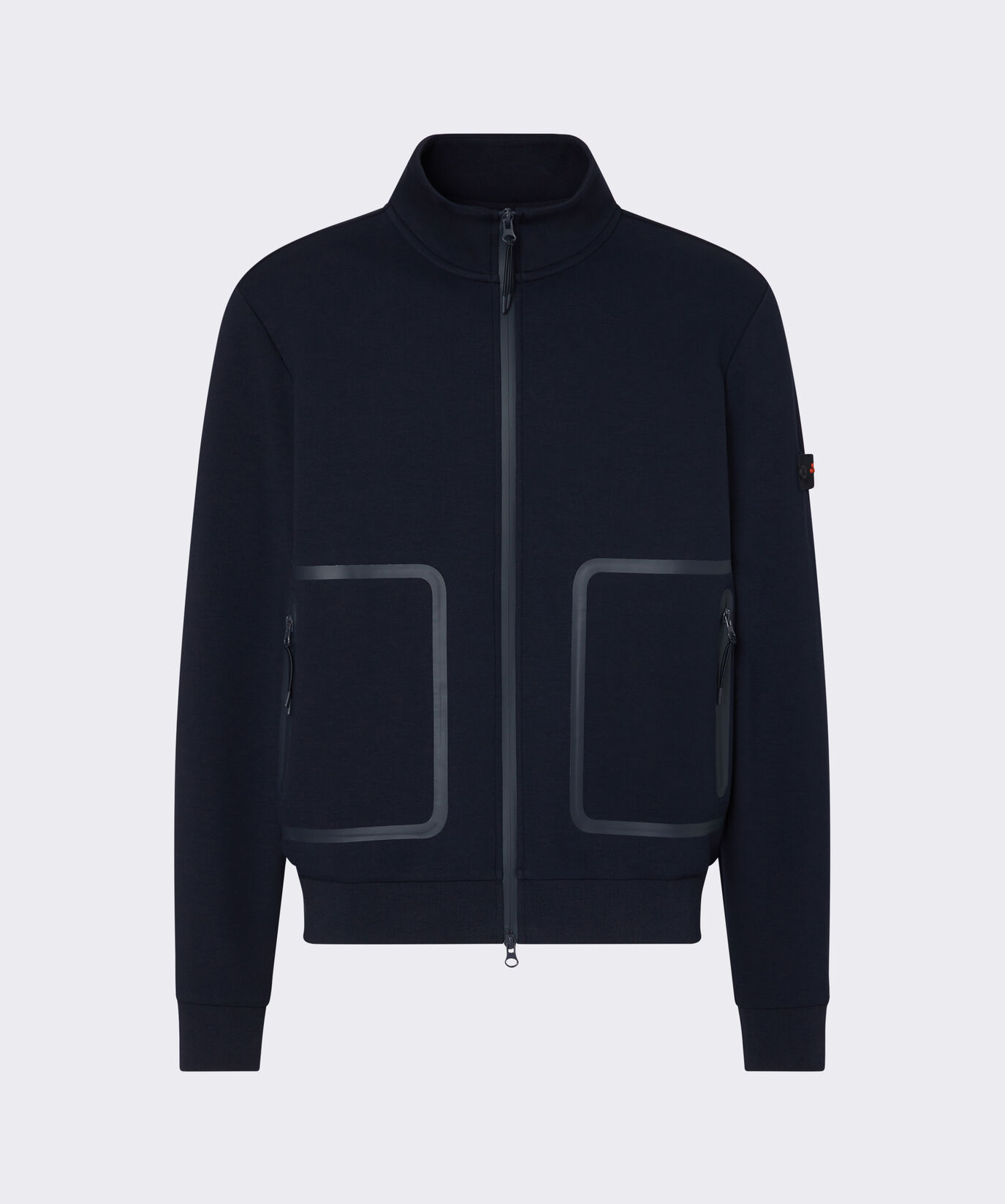 Sweat-shirt &agrave; poches avec d&eacute;tails gans&eacute;s gomm&eacute;s  Peuterey - large