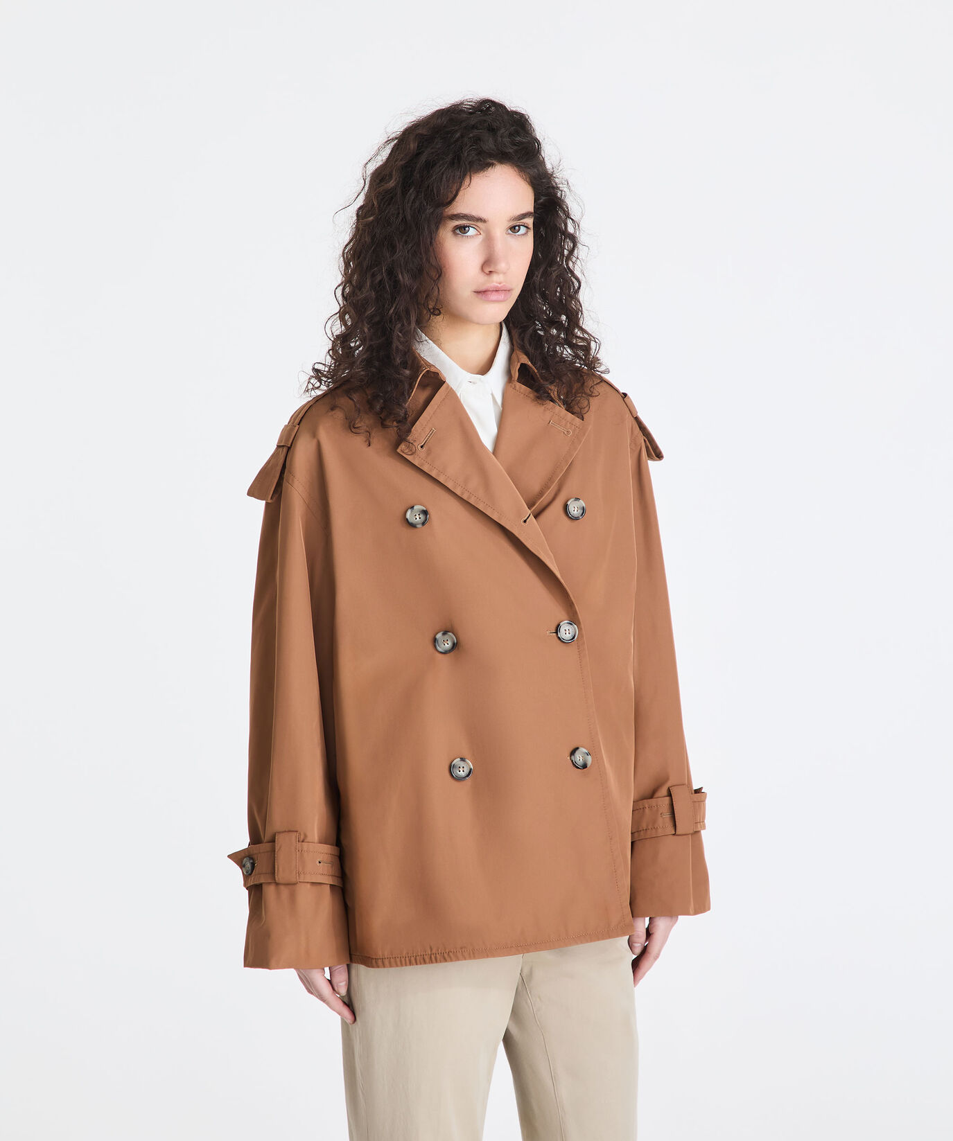 Short double-breasted trench coat  Peuterey - large image number 1