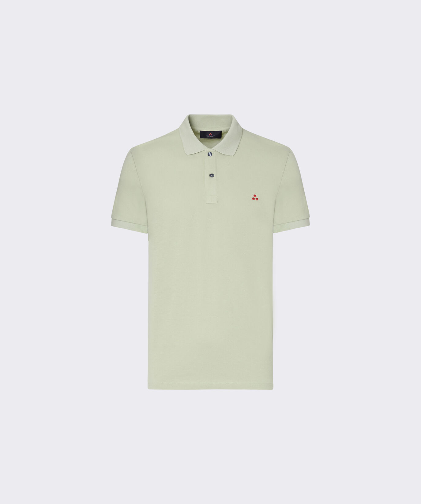 Polo de piqu&eacute; de algod&oacute;n con logo bordado  Peuterey - large