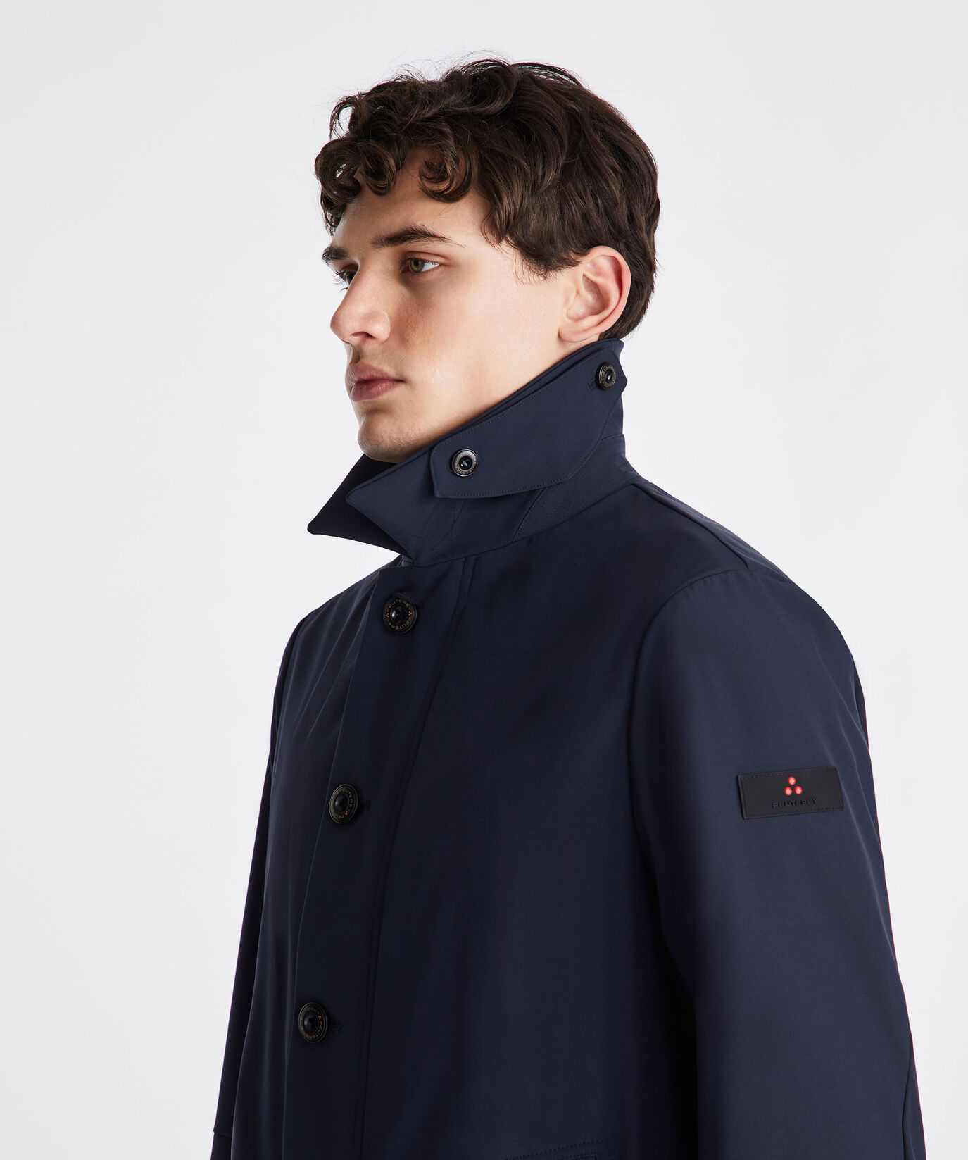 Matt poplin technical trench coat  Peuterey - large