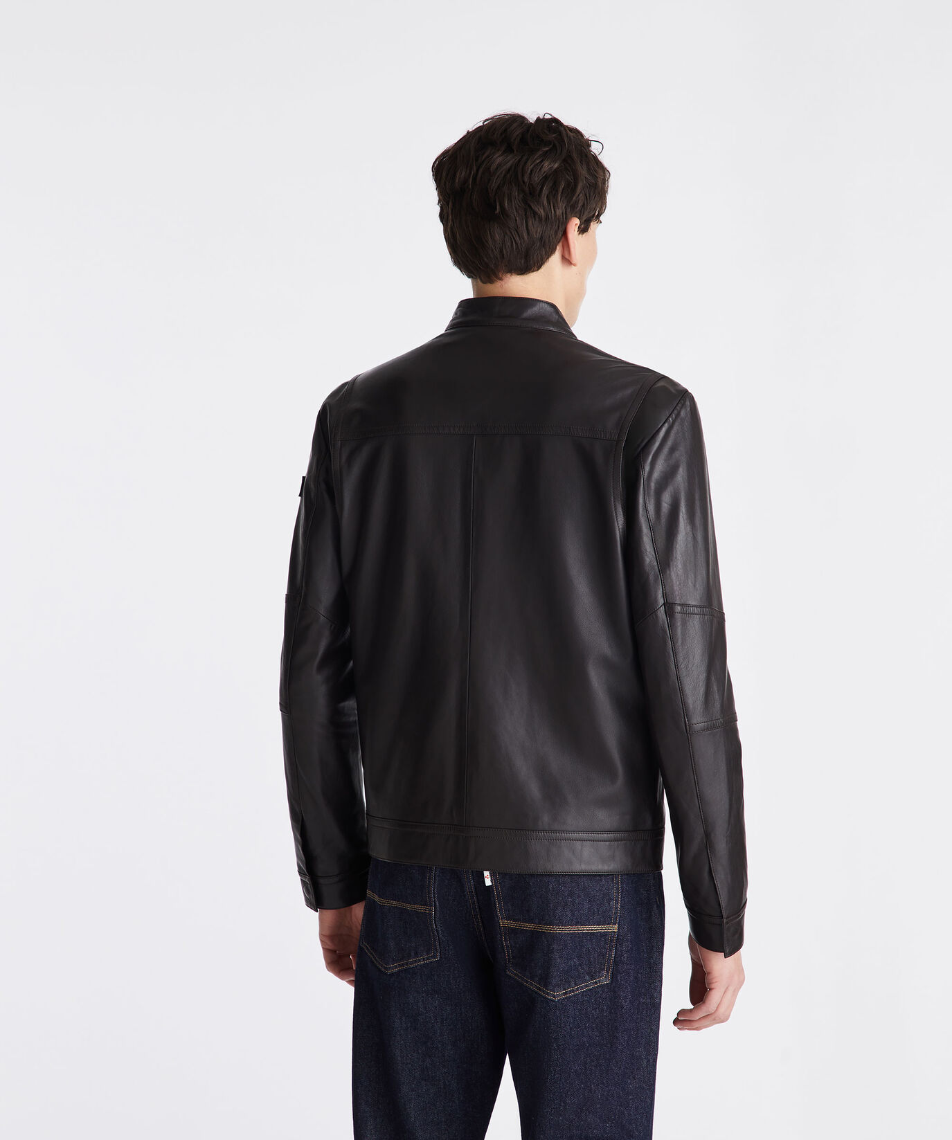 Biker en cuir souple  Peuterey - large