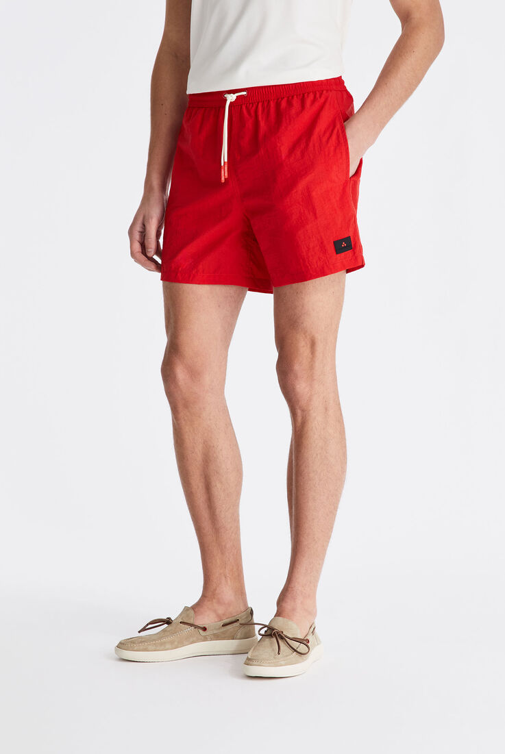 Wrinkled-effect swim trunks  Peuterey - medium