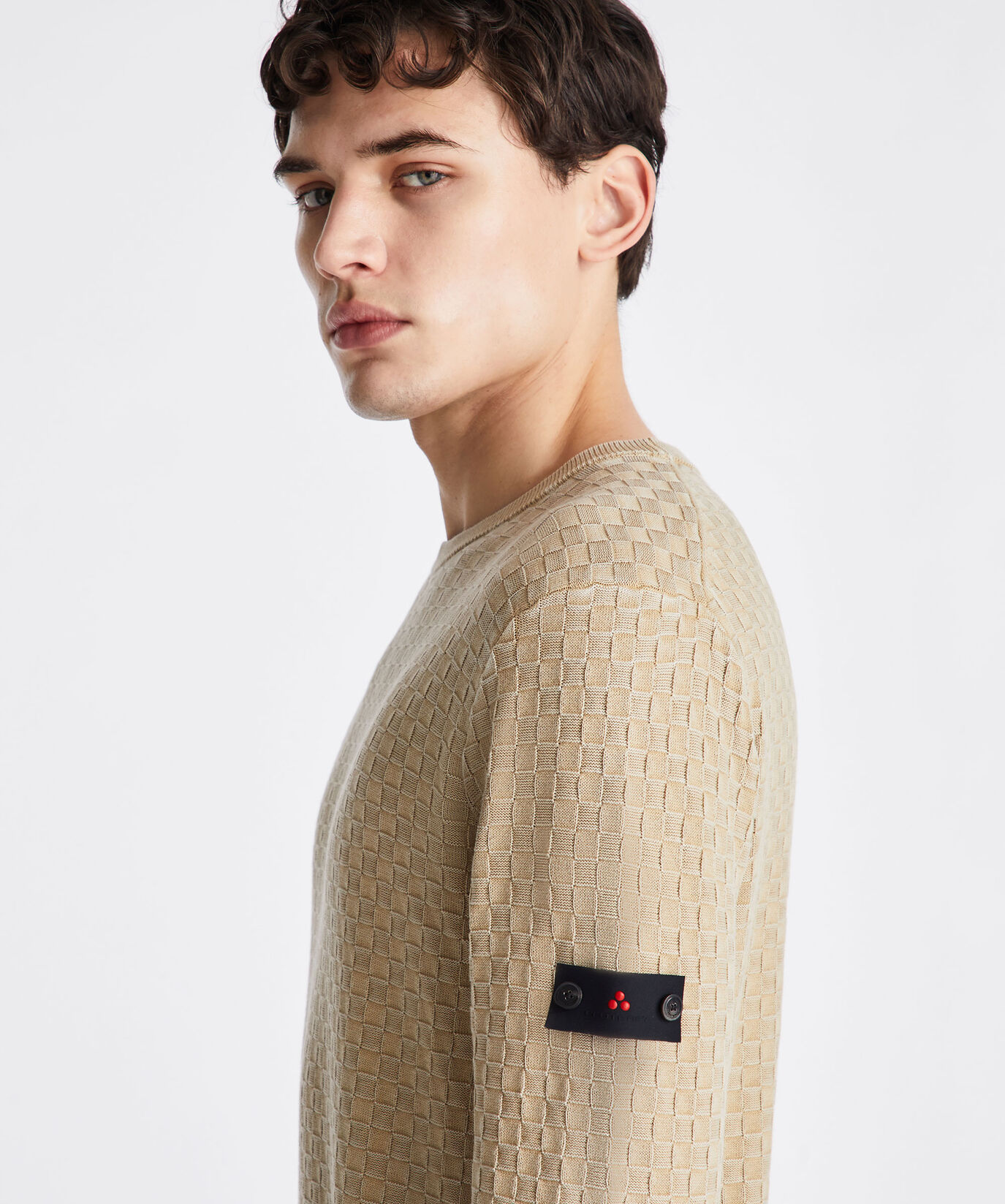 Pullover mit geometrischer Verarbeitung  Peuterey - large